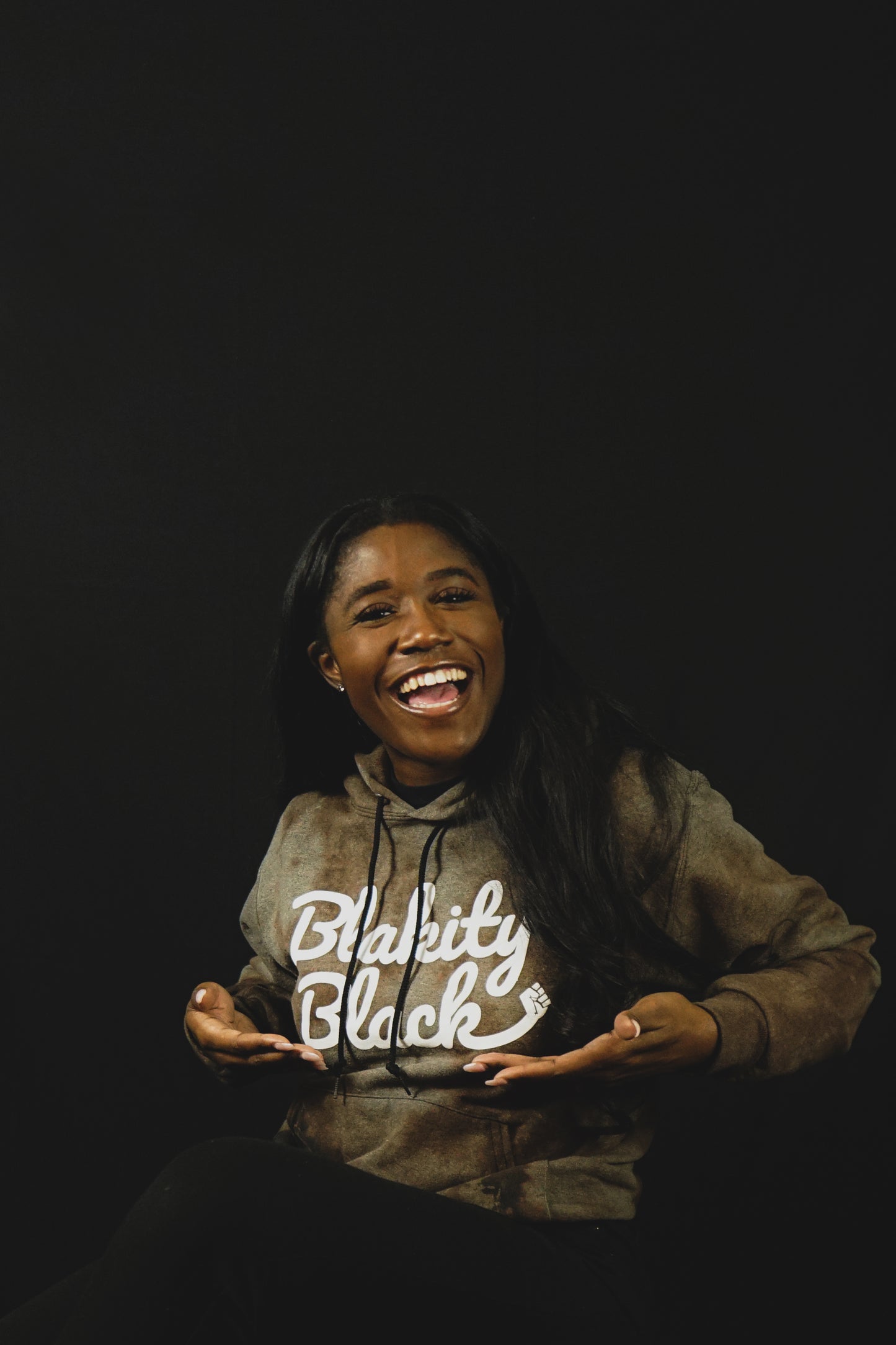 Roots Blackity Black Hoodie
