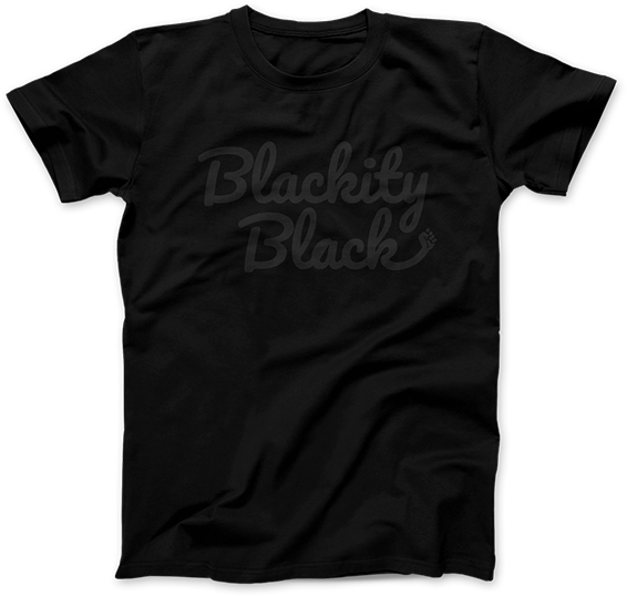 Blackity Black on Black Tee