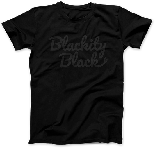 Blackity Black on Black Tee